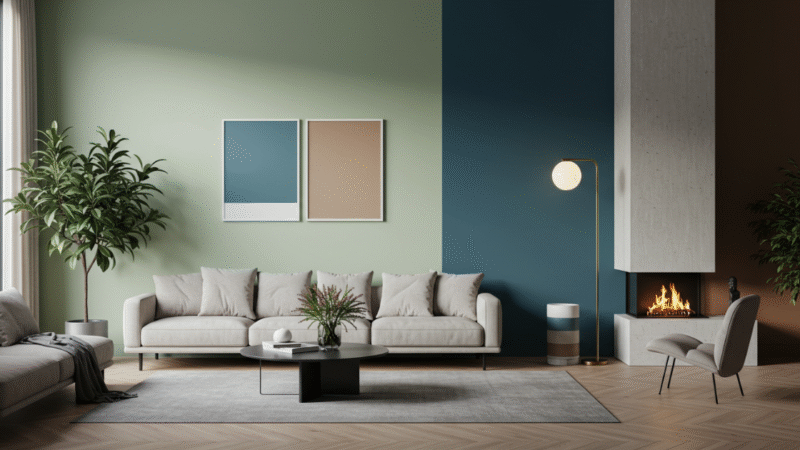 Cores na Arquitetura: Paletas que Estão Dominando 2025